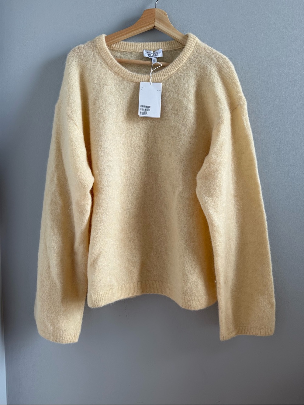 & Other Stories Butter Yellow Alpaca blend Sweater